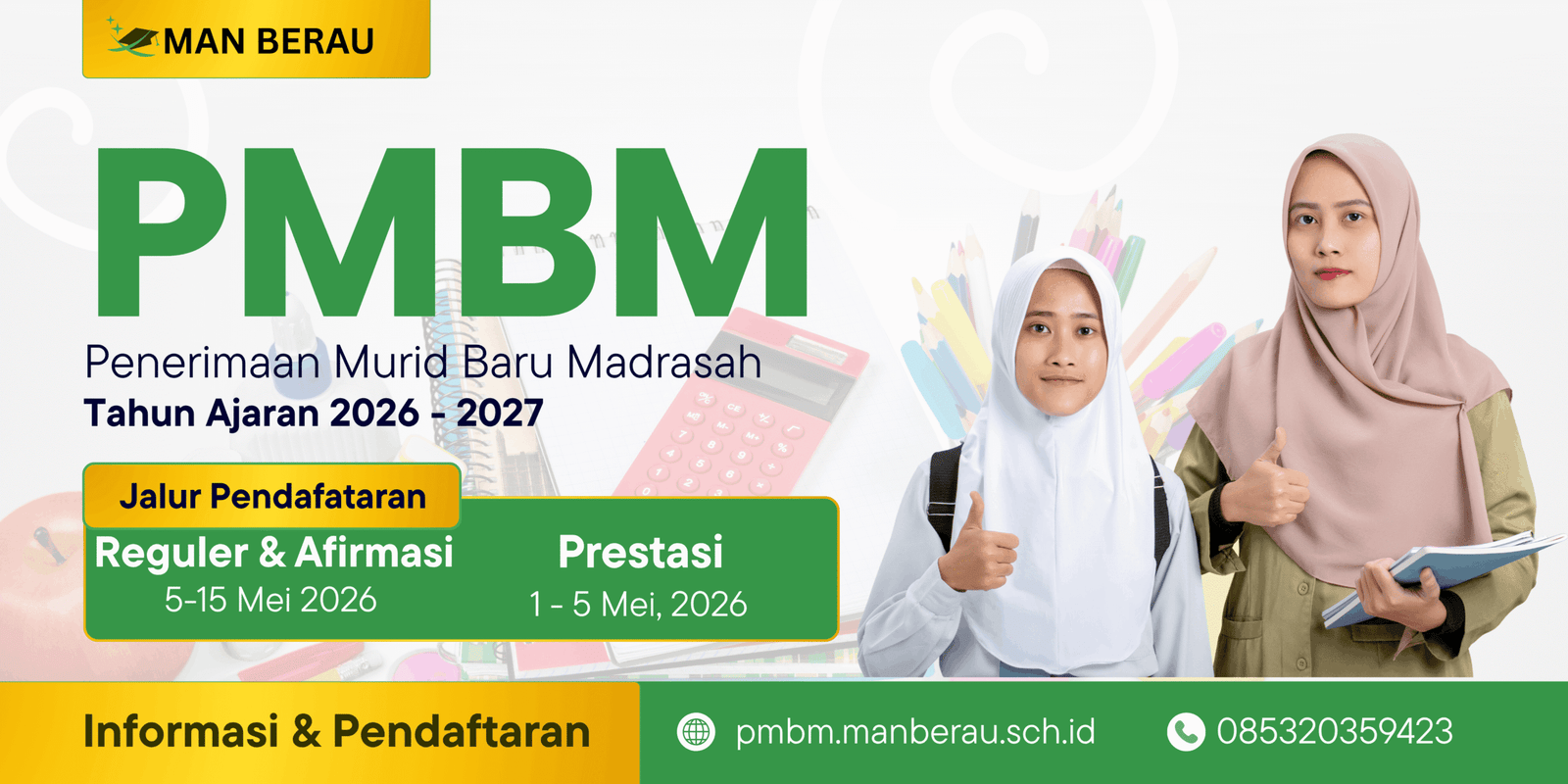 Banner PPDB MAN Berau
